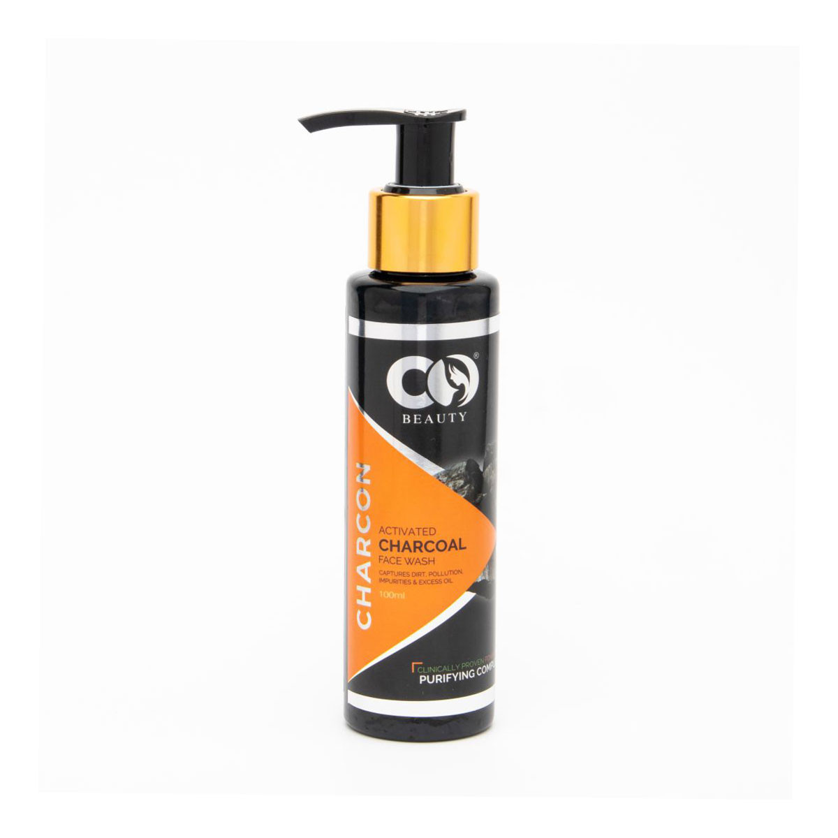 Co-Beauty Charcoal Face Wash With Aloe Vera & Lemon Extracts