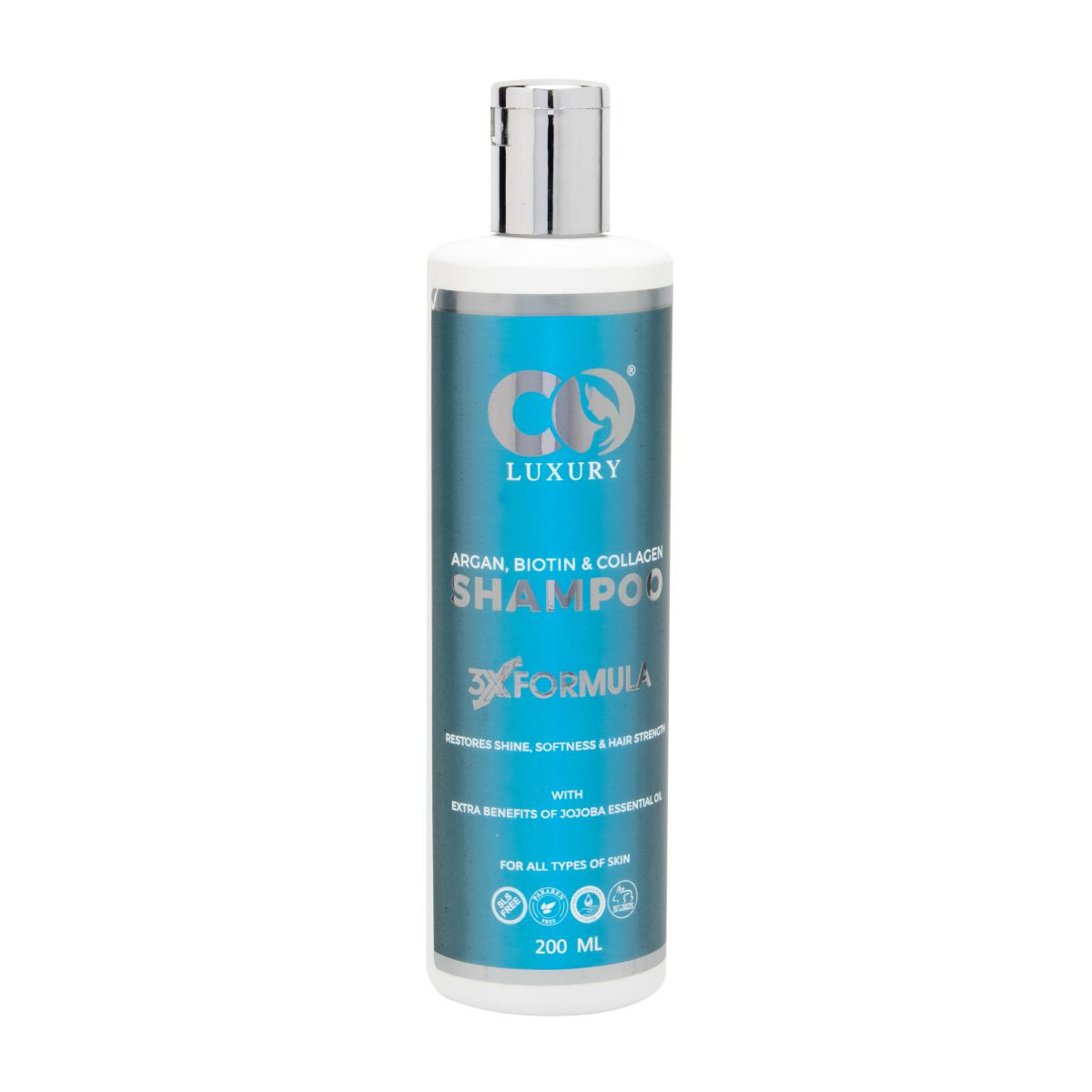 Co-Luxury Argan Biotin And Collagen Shampoo For Thicker And Strong Hair-For All Hair Types