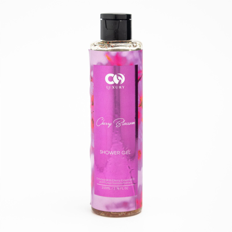 Co-Luxury Cherry Blossom Shower Gel with Kiwi Seed Oil & Vitamin E Beads