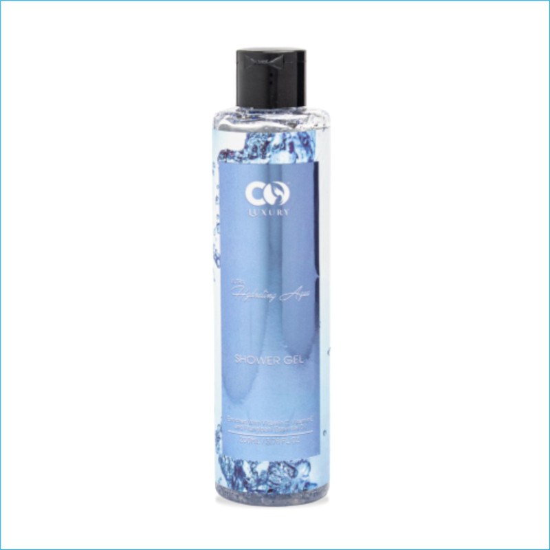 Co-Luxury Hydrating Aqua Shower Gel with Frangipani Essential Oil & Vitamin E Beads