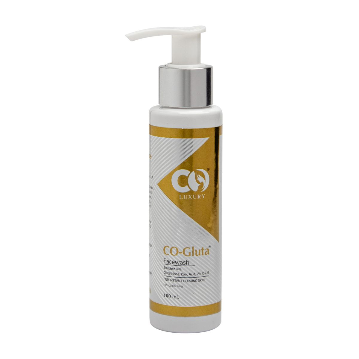 Co Luxury Glutathione Face Wash with Kojic Acid, Glycolic Acid  & Vitamin C